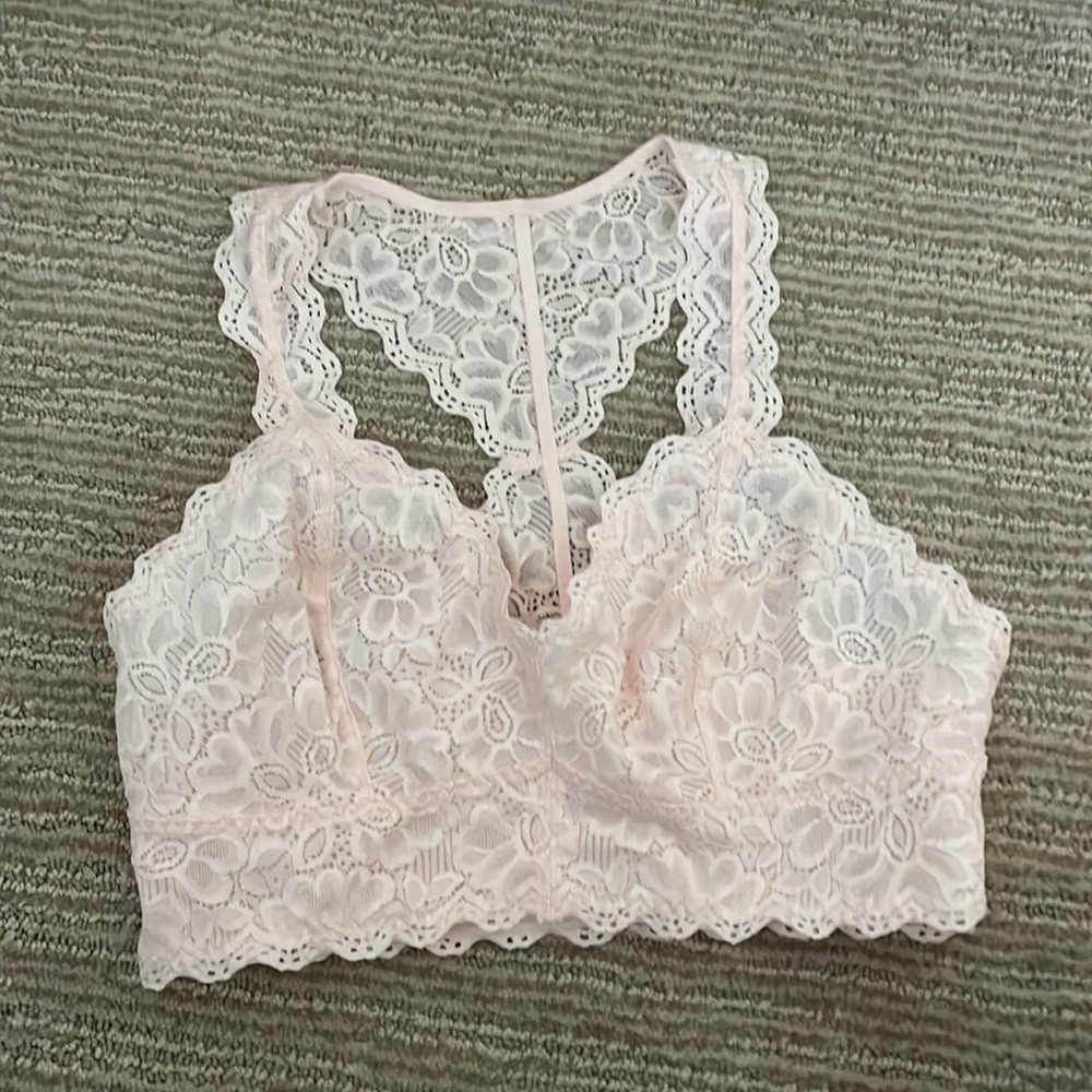 Pink Lace Bralette